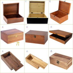 Figt-embalaje personalizado de madera de nogal, caja con tapa superior deslizante para amigos, negocios - Product Image 4