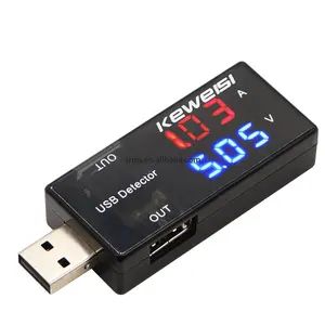 USB Current Voltage Tester USB Voltmeter Ammeter Detector Double Row KWS-10VA