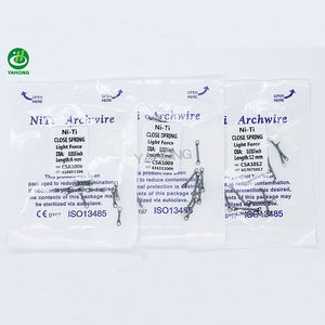 Tandheelkundige Leverancier 0.010 0.012 Orthodontische Metalen Beugel Draad Niti Gesloten Veer Spiraalveer - Product Image 2