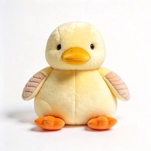 Peluche personnalisée super douce, canard jaune populaire, mini-canard brodé, animal en peluche réconfortant, sur mesure - Product Image 2