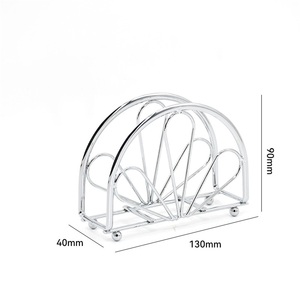 Porte-serviettes vertical moderne et créatif en fer, écologique, haut de gamme, pour table de salle à manger, décoration de bureau, pour hôtel - Product Image 3