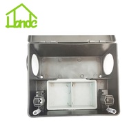 Boîte piège réutilisable et écologique en plastique ABS noir pour appâts anti-souris, utilisable en intérieur et en extérieur
