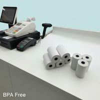 Gulungan Kertas Thermal POS 2 1/4"x36' untuk Printer Mini Portabel Terminal Kasir