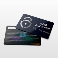 Carte de blocage haute fréquence NFC, anti-scan RFID, protège les cartes bancaires, les documents d'identité, la lecture/scan illégitimes, garantissant la confidentialité