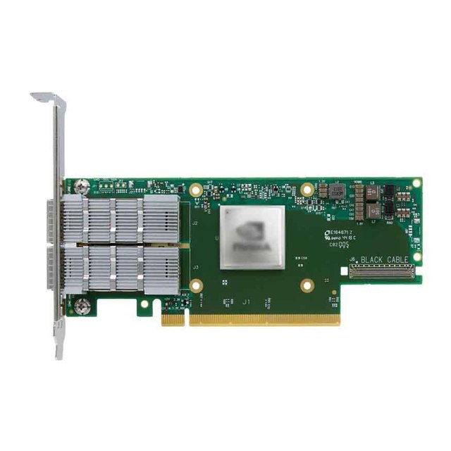Factory Price Dual Port 200GbE QSFP112 PCIe 5.0 Ethernet Network Adapter Card for AI Data Center Servers Free Shipping