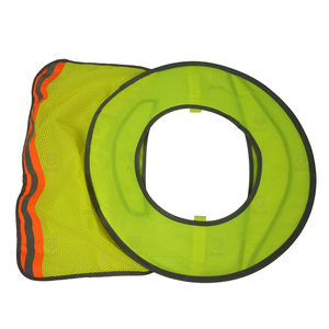 <span class=keywords><strong>Casque</strong></span> de sécurité de <span class=keywords><strong>chantier</strong></span> haute visibilité, respirant, léger, avec visière en maille et protection de nuque, réfléchissant, jaune/<span class=keywords><strong>orange</strong></span>, personnalisable - Product Image 1