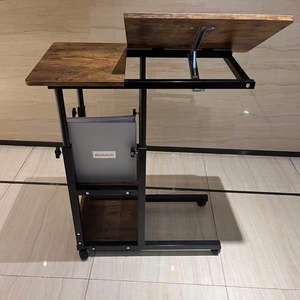 Table d'ordinateur <span class=keywords><strong>portable</strong></span> multifonctionnelle en bois, pliable, étagère <span class=keywords><strong>pour</strong></span> chevet, salon, canapé et <span class=keywords><strong>lit</strong></span>. - Product Image 6