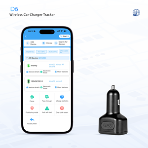 Traceur GPS miniature D6 Plug-and-Play 4G LTE avec stockage cloud, installation facile, plateforme de suivi gratuite, application iOS, détection ACC, Beidou, LBS - Product Image 6