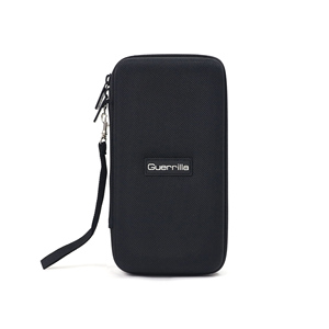 Étui de protection portable noir personnalisé professionnel avec fermeture éclair pour câble d'écouteurs - Product Image 2