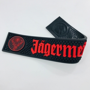 Tapis de bar en caoutchouc PVC souple moderne, écologique, certifié CE, avec logo personnalisé, pour accessoires de bar, Jagermeister - Product Image 4