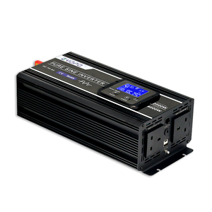 DC <span class=keywords><strong>12V</strong></span> 24V à <span class=keywords><strong>220V</strong></span> 230V <span class=keywords><strong>Onduleur</strong></span> solaire de voiture Onde sinusoïdale pure avec 4000W Puissance de crête 60Hz Fréquence de sortie Écran LCD - Product Image 2