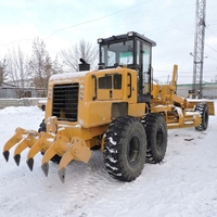 Niveleuse hydraulique articulée économique PY220C 220HP avec accessoires en option pour le nivellement des routes et la préparation des chantiers
