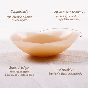 8CM 10CM 13CM Imperméable Opaque Auto-Adhésif Sans Colle Silicone Mat Sans Couture Couvre-Mamelon Avec Étui - Product Image 5