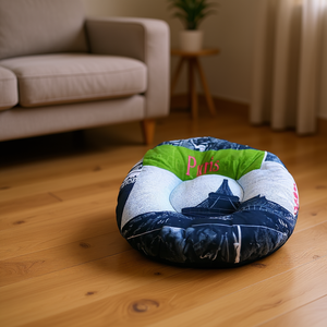 Cuccia rotonda per cani Yommy 50 cm, morbida e comoda per cani di piccola taglia - Product Image 2