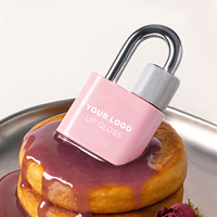 Tube de brillant à lèvres rose en vrac en gros avec logo personnalisé rouge à lèvres liquide mat longue durée avec des caractéristiques claires et scintillantes