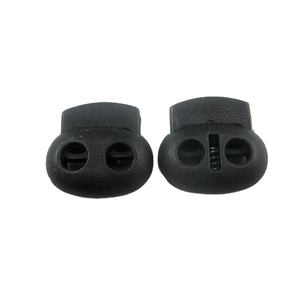 दो छेद के साथ फैशनेबल प्लास्टिक कॉर्ड स्टॉपर और प्लेटिंग तकनीक कॉर्ड लॉक सुविधा - Product Image 2