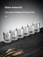 Ensemble de verres à bière en cristal 2025, luxe, maison, bar personnel, KTV, commercial, petite taille, design minimaliste