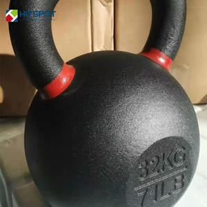 Équipement de gymnastique Kettlebell de compétition 4 kg 10 kg 14 kg 20 kg 32 Kg48 kg 54 kg Kettle Bells en fonte enduite de poudre - Product Image 6