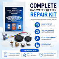 Kit de montage de diaphragme et de pressostat pour chauffe-eau au gaz avec raccordement à pression M12 et plaques d'étanchéité pour système de chauffage instantané