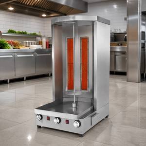 Commercial Gas &amp; <strong>Electric</strong> <strong>Shawarma</strong> <strong>Machine</strong> Vertical Doner Kebab Rotisserie Grill Stainless Steel for Restaurant - Product Image 1