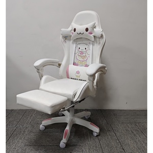 <span class=keywords><strong>Silla</strong></span> de juego <span class=keywords><strong>rosa</strong></span> con marco blanco con reposapiés Patrón de gato lindo Sillas gratuitas personalizadas <span class=keywords><strong>Silla</strong></span> de carreras de computadora para jugadores para niñas <span class=keywords><strong>y</strong></span> mujeres - Product Image 6