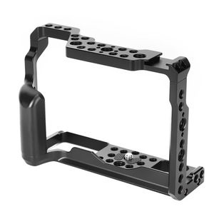 YEAH CNC usinage précis prise de vue verticale photographie caméra stabilisateur de protection DSLR SLR plate-forme Cage pour <span class=keywords><strong>Fuji</strong></span> XT2 <span class=keywords><strong>XT3</strong></span> - Product Image 1