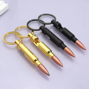 Décapsuleur de bouteille multifonctionnel moderne poli en forme de balle, porte-clés, crochet en métal 3D, alliage de zinc, cadeau commémoratif, logo personnalisé - Product Image 4