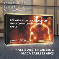 Comprimés de renforcement de l'endurance masculine avec ginseng, huître et maca en format rigide pour l'amélioration de la performance érectile chez les adultes, non destiné aux femmes enceintes
