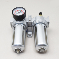 SFC série G1/4 G3/8 G1/2 régulateur de pression de filtre à eau SFC200 SFC300 SFC400 Kit de régulateur d'air avec filtre