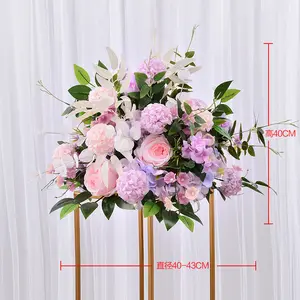 Customized Different Size And Colors Artificial Wedding Flower Ball Centerpieces Decoration