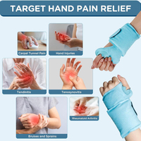 Attelle de poignet réglable en gel, réutilisable, compresse chaude/froide, pour le soutien du poignet, les entorses et les inflammations articulaires après l'effort