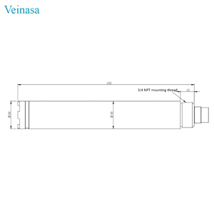 เซ็นเซอร์วัดคุณภาพน้ำแบบดิจิตอล Veinasa-LLZ06 สำหรับตรวจวัดสาหร่ายสีน้ำเงิน-เขียวในแหล่งน้ำ  พร้อมระบบ RS485 สำหรับการตรวจสอบแม่น้ำ รุ่น Veinasa-LLZ06 สีฟ้า - Product Image 6