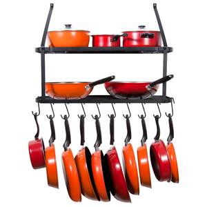 Organizzatore per Pentole e Padelle da <span class=keywords><strong>Cucina</strong></span>, Supporto da Soffitto con Ganci per Utensili da <span class=keywords><strong>Cucina</strong></span> - Product Image 1