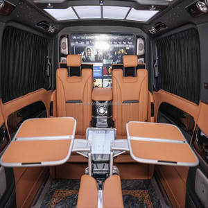 Siège de voiture modifié Vito Classe V avec repose-jambes Réfrigérateur <span class=keywords><strong>Bureau</strong></span> Board pour Mercedes Benz Classe V Vito Metris W447 W448 - Product Image 3