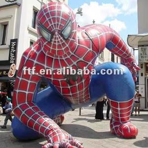 Ballon publicitaire <span class=keywords><strong>gonflable</strong></span> personnalisé en PVC, modèle Spiderman pour décoration d'événements, imperméable et durable, 8-10 pieds - Product Image 3