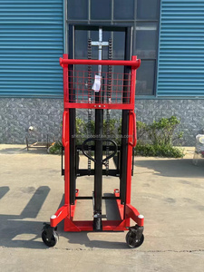 मैनुअल स्टेकर पैलेट स्टेकर हाइड्रोलिक 2000 किलोग्राम फोर्कलिफ्ट मैनुअल पोर्टेबल 500 किलोग्राम 1000 किलोग्राम हाथ फोर्कलिफ्ट - Product Image 5