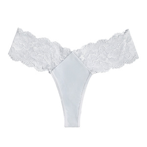 <span class=keywords><strong>Slip</strong></span> da <span class=keywords><strong>Donna</strong></span> Sexy in Pizzo a Vita Bassa, Comodo Intimo Floreale Elegante - Product Image 3