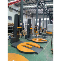 Machine d'emballage automatique de palettes avec modes d'emballage flexibles, adaptée à différents types d'emballages de marchandises palettisées