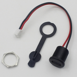 <span class=keywords><strong>Cable</strong></span> USB Tipo C con Conector M12 para Montaje en Panel, Conector USB C con Montaje en Mamparo M12 - Product Image 2