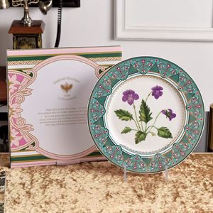 Nueva Serie de Platos de Porcelana China con Diseño de Flores Rusas, Platos para la Cena, Platos para el Hogar, de Alta Gama, Ligeros, Lujosos y Exquisitos, Tazas de Té, Tazas de Café - Product Image 5
