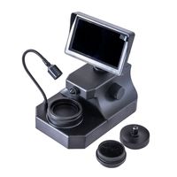 Mini Loupe de Bijoutier pour l'Examen des Pierres Précieuses et l'Inspection des Serties de Diamants, Outil de Test de Gemmes pour la Fabrication de Bracelets et la Mesure, Modèle HK Origin JTJSGV002