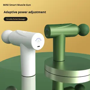 Masajeador Corporal para Hombros, Espalda y Cuello, Pantalla Táctil LCD, Relajación Muscular, Mini Pistola de Masaje de Bolsillo, Motor sin Escobillas, 5 Velocidades, Masaje Profundo - Product Image 4