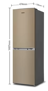 Factory OEM Hot Sales Minimalism Direct Cooling Home Double Door Refrigerator <b>Fridge</b> Freezer Equipment - Product Image 5