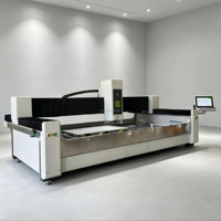 Machine de traitement de comptoirs de cuisine, routeur CNC intelligent 4 axes avec changeur d'outils 12 postes pour la réalisation de trous d'évier et le profilage des bords