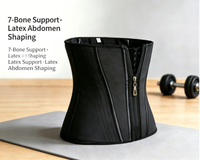 Ceinture de maintien sportive pour femme, corset amincissant, contrôle du ventre, fermeture éclair, coton/nylon, sans couture, effet sablier, pour le fitness