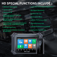 IDUTEX TS 810 Pro Scanner de diagnostic OBD2 pour camions diesel lourds et voitures universels 12-24V sans fil/USB Android 10 12 mois
