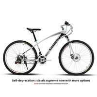 Vélo de montagne 26 pouces, 21 vitesses, fourche à ressort, cadre en acier à haute teneur en carbone, modèle VTT K3, capacité de charge de 150 kg, extérieur/hors route
