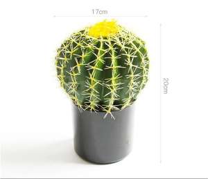 Planta Artificial Blanca <span class=keywords><strong>de</strong></span> Alta Calidad, Flores Artificiales en Maceta Personalizadas, Fabricante <span class=keywords><strong>de</strong></span> Artículos Casi Naturales, Cactus Artificial - Product Image 2