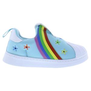 Zapatos Adidas <span class=keywords><strong>Superstar</strong></span> 360 para Bebés y Niños Pequeños, Color Blanco y Negro, Estilo para Caminar - Product Image 2