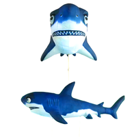 Requin baleine gonflable géant de décoration animale marine pour la décoration publicitaire